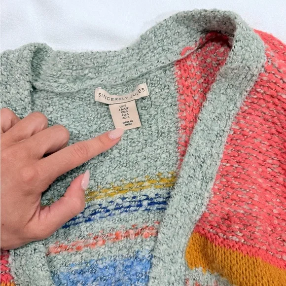 Sincerely Jules Vibrant Patchwork Cardigan - Picture 2 of 3